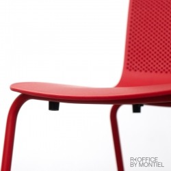 Silla Confidente Dado Pack 4 sillas Rojo – TODOFICINA