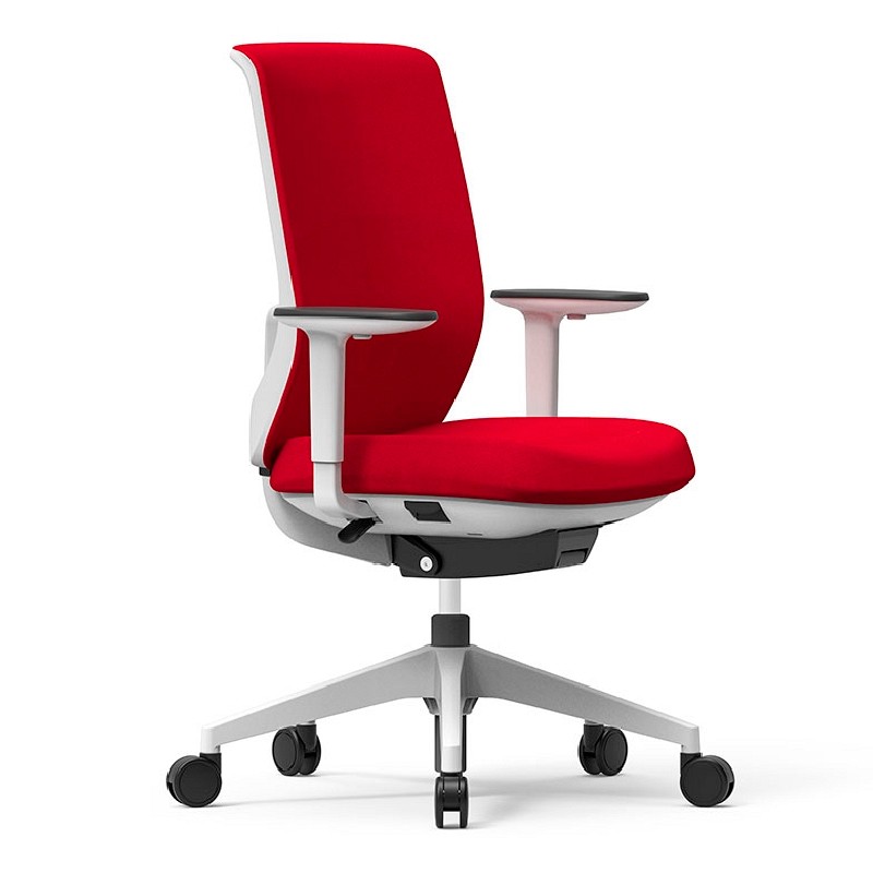 Silla ergonómica de oficina con reposacabezas, brazos 3D, red