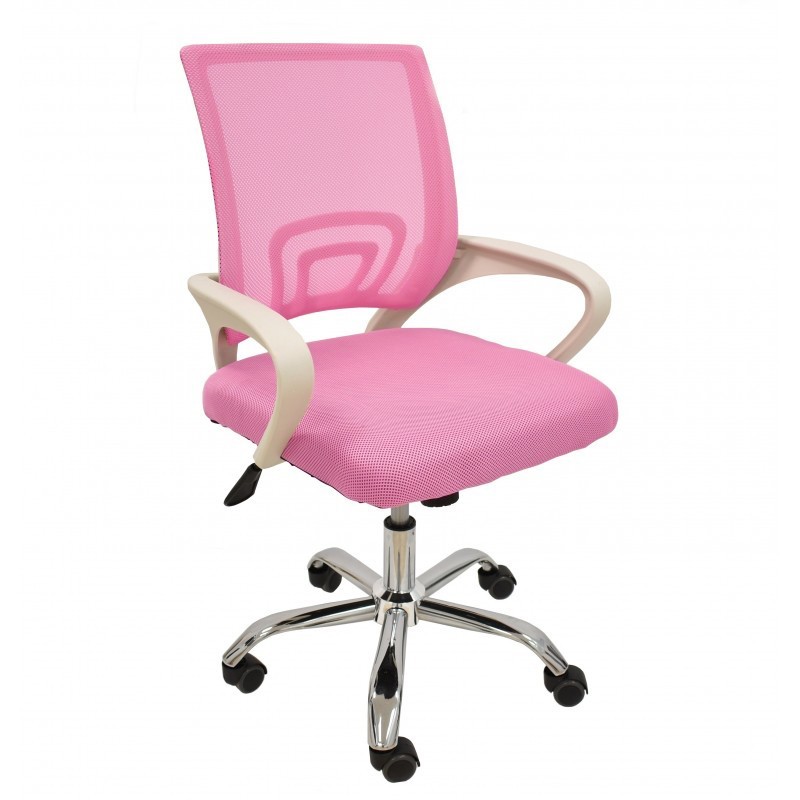 Silla rosa Silla de computadora para mujer Silla de oficina para mujer Silla  de reunión para